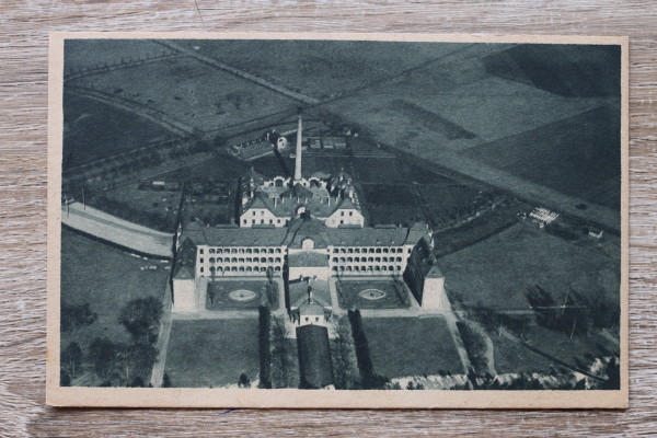 AK München / 1921 / Harlaching / Luftbild Flugzeugaufnahme / Städtisches Sanatorium Architektur